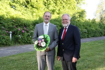 Beigeordneter Günter Matschoß und Landrat Rolf Christiansen